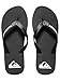 Quiksilver Men's Molokai Athletic Sandal, Black/White, 10 M US