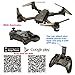 ATTOP XT-PACK 1 Drone with Wifi HD Camera FPV Live Video Cell Phone Control 4 Rotors Folding Quadcopter 2.4G 6 Axis Gyro Fold Remote Control Heli with One Key Take Off Altitude Hold (Bronze)