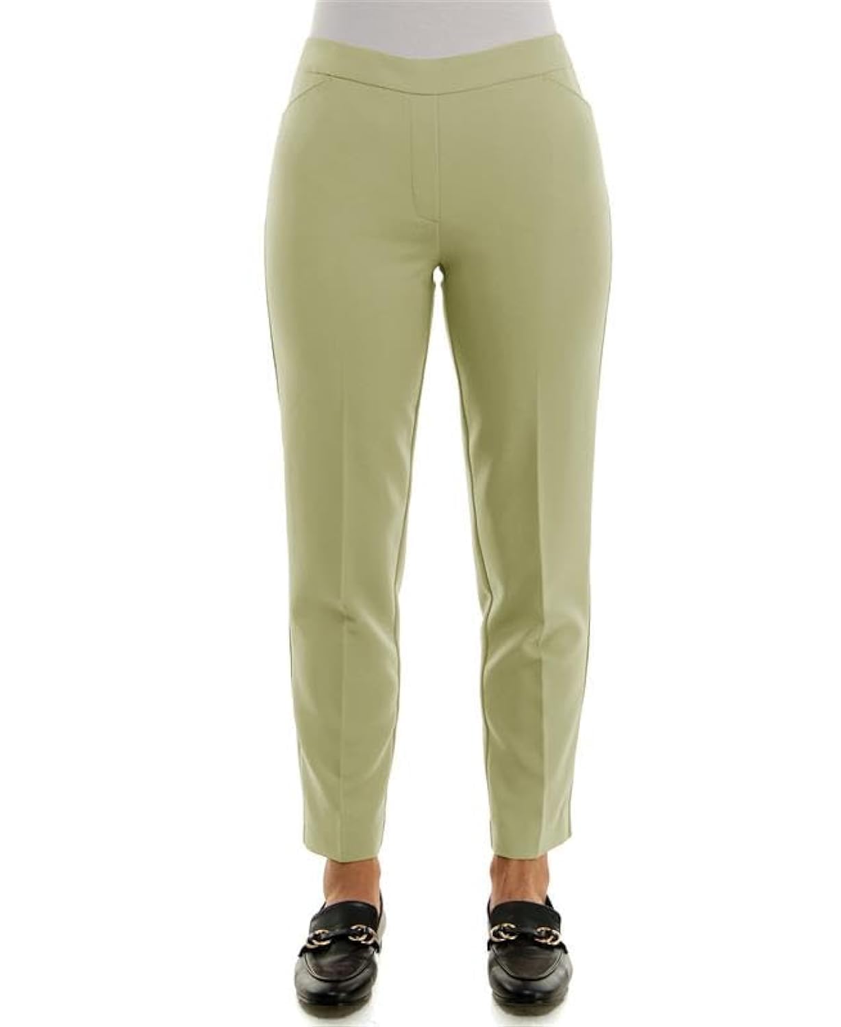 Photo 1 of Zac & Rachel Women's Pull-On Ankle Pants with Band, Oahu Olive, 8