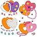ceiba tree Valentine Cookie Foam Heart Ornament Craft Kit for Valentine’s Day Classroom Party Makes 12