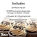 YuliTech Cake Decoration Tip Set, Including 16pcs Stainless Steel Icing Tip Set+10 Pastry Bags+1 coupler+ Measuring Spoon Set To Make The Perfect Mixture
