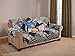 Elaine Karen Premium Reversible Sofa Couch Slipcover Furniture Protector, Quilted, Anti-Slip 2 Inch Strap, Machine Washable, Slip Cover Throw for Pets, Dogs, Cats, Kids,- Safari/Coffee