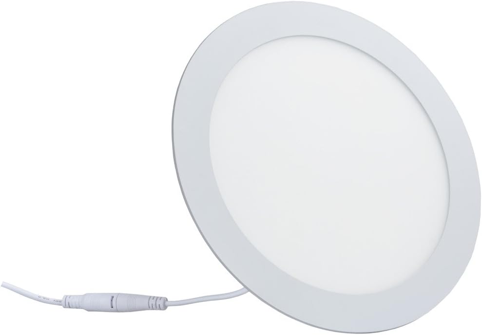 TDRSHINE LED Downlight, Round Ultrathin Panel Lights, LED Recessed Ceiling Light, AC85-265V, LED Driver Include (6W)