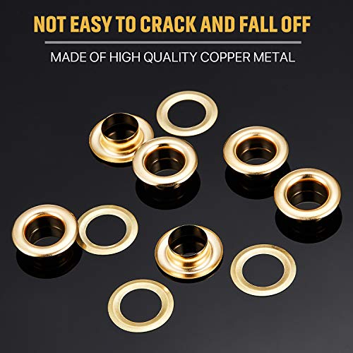 Pangda Grommet Tool Kit, Grommet Setting Tool and 100 Sets Grommets