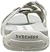 Skechers Women's Reggae-Soundstage Thong Sandal,White,8 M US