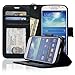 navor Protective Flip Wallet Case for Samsung Galaxy S4 - Black (S4O-BK)