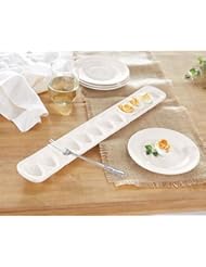 Mud Pie Deviled Egg Tray Set, White