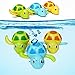 YuKing Baby Bathing Bath Swimming Tub Pool Toy Cute Wind Up Turtle Animal Bath Toys Set for Kids,Pack of 3
