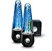 ART+SOUND AR5000 Giant Water Sound System 2.1 Stereo Speakers With Subwoofer, Bluetooth, LED Water Jet Light Show (Black)