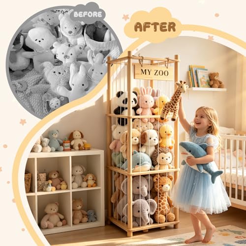 Wooden Pet Storage Box with 360° Wheels 135 x 40 x 40 cm Large Capacity for Playroom, Children's Room, Bedroom