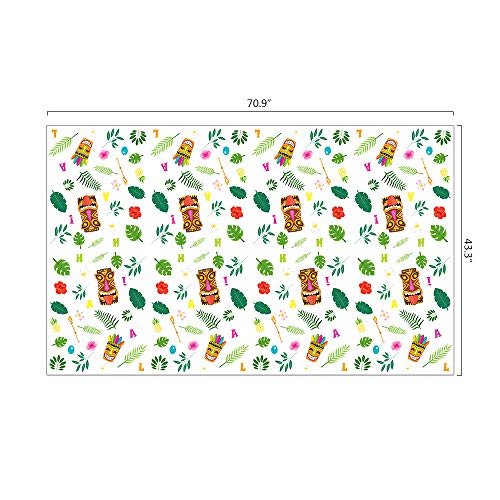 3 WERNNSAI+Hawaiian+Luau+Table+Covers