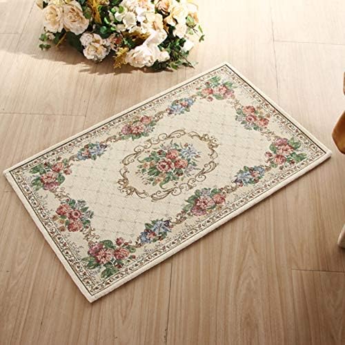 玄関マット 室内 ラグ ラグマット 花柄 花 北欧 オシャレインテリア おしゃれ べージュ 1 180cm オシャレ デザインマット マット シンプルデザインマット 滑り止め 引っ越し 新生活 風水 Cybermondayサイバーマンデー21