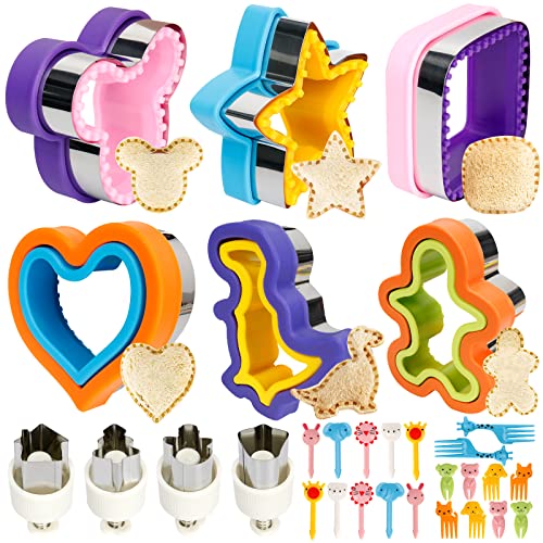 Leezead Sandwich Cutter and Sealer Set, Uncrustables Sandwich Maker