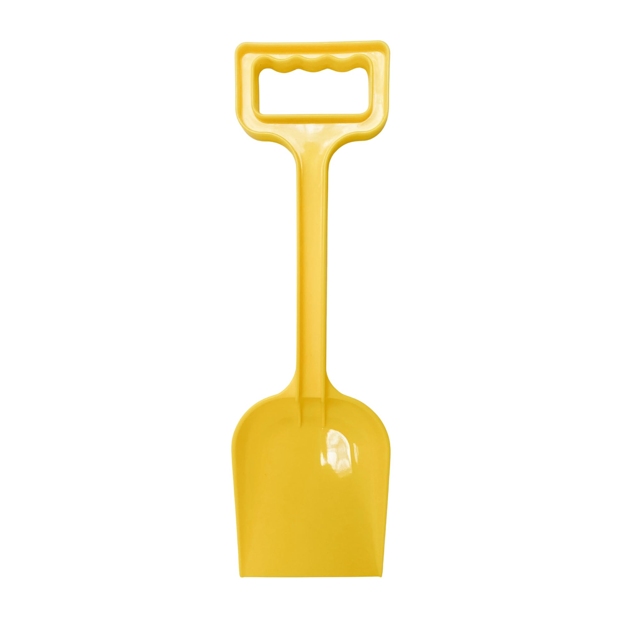 Yellow Kids Sand Shovel 32–33 cm – Strong Durable Plastic Beach & Garden Spade for Children, Lightweight Sandpit Toy, Snow & Outdoor Play (Age 3+)