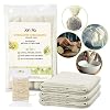 Janolia Filter Cloth, 45 vierkante meter, 50 graden kaasdoek, natuurlijk katoen, met 50 ft. Kitchen Twine voor dampende…