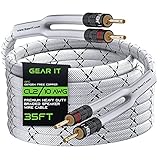 GearIT 10AWG Speaker Cable Wire with Gold-Plated