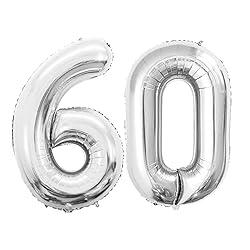 GOER Number 60 Balloons for 60th Birthday Party