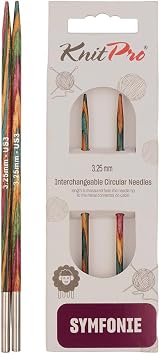 KnitPro Symfonie Interchangeable Circular Needles 5\" 3.25mm