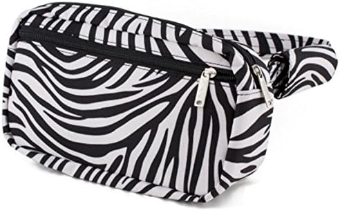 DayMakers BeSafeBags HipSafe Anti-Theft Security Waist Pack,Large, Zebra Microfiber