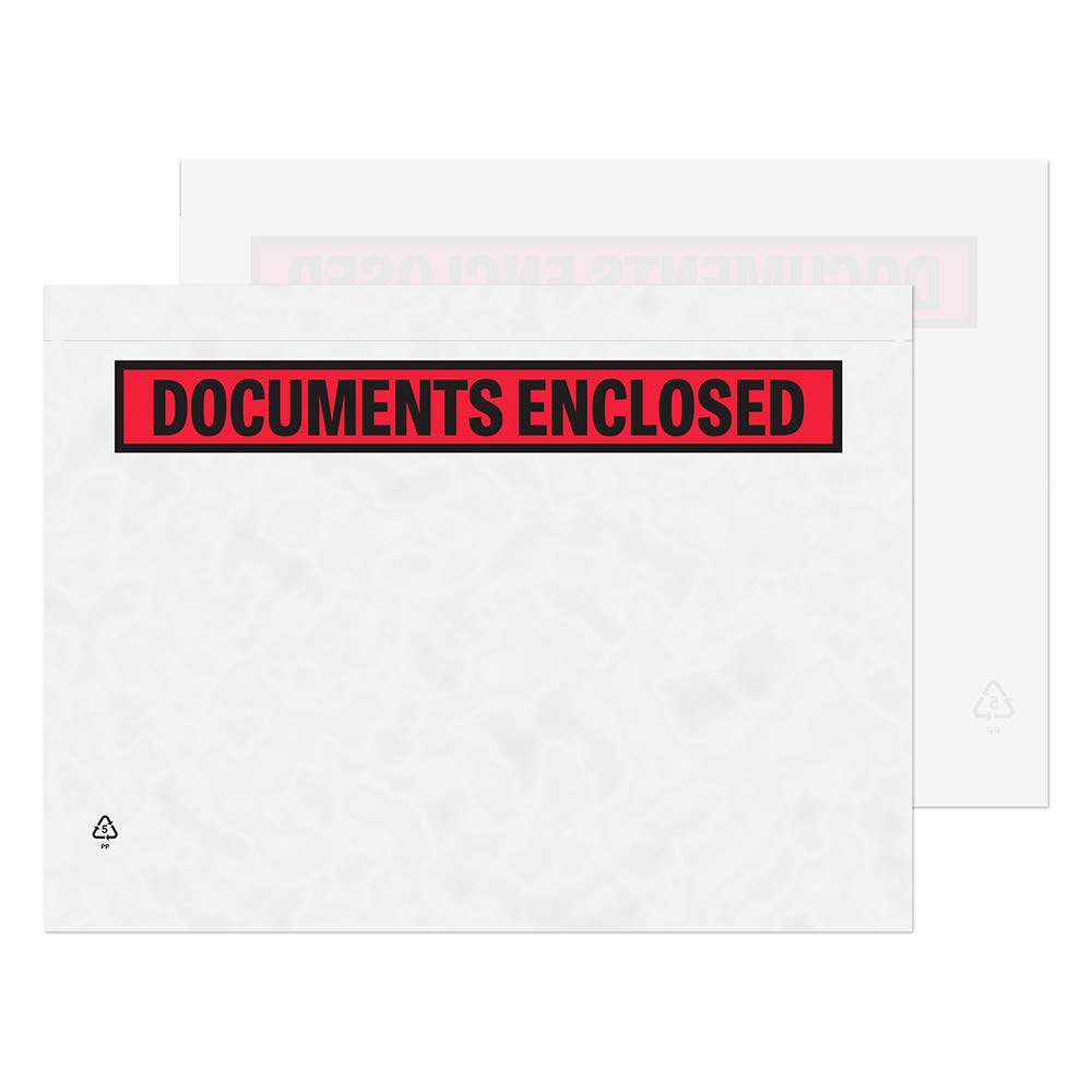Blake Purely Packaging C4 328 x 245 mm Printed Documents Enclosed Wallet Envelopes Peel & Seal (PDE52) Clear - Pack of 500