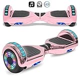 cho Electric Smart Self Balancing Scooter Hoverboard Built-in LED Wheels Side Lights- UL2272 Certified (Rainbow Style 4 - No Bluetooth)