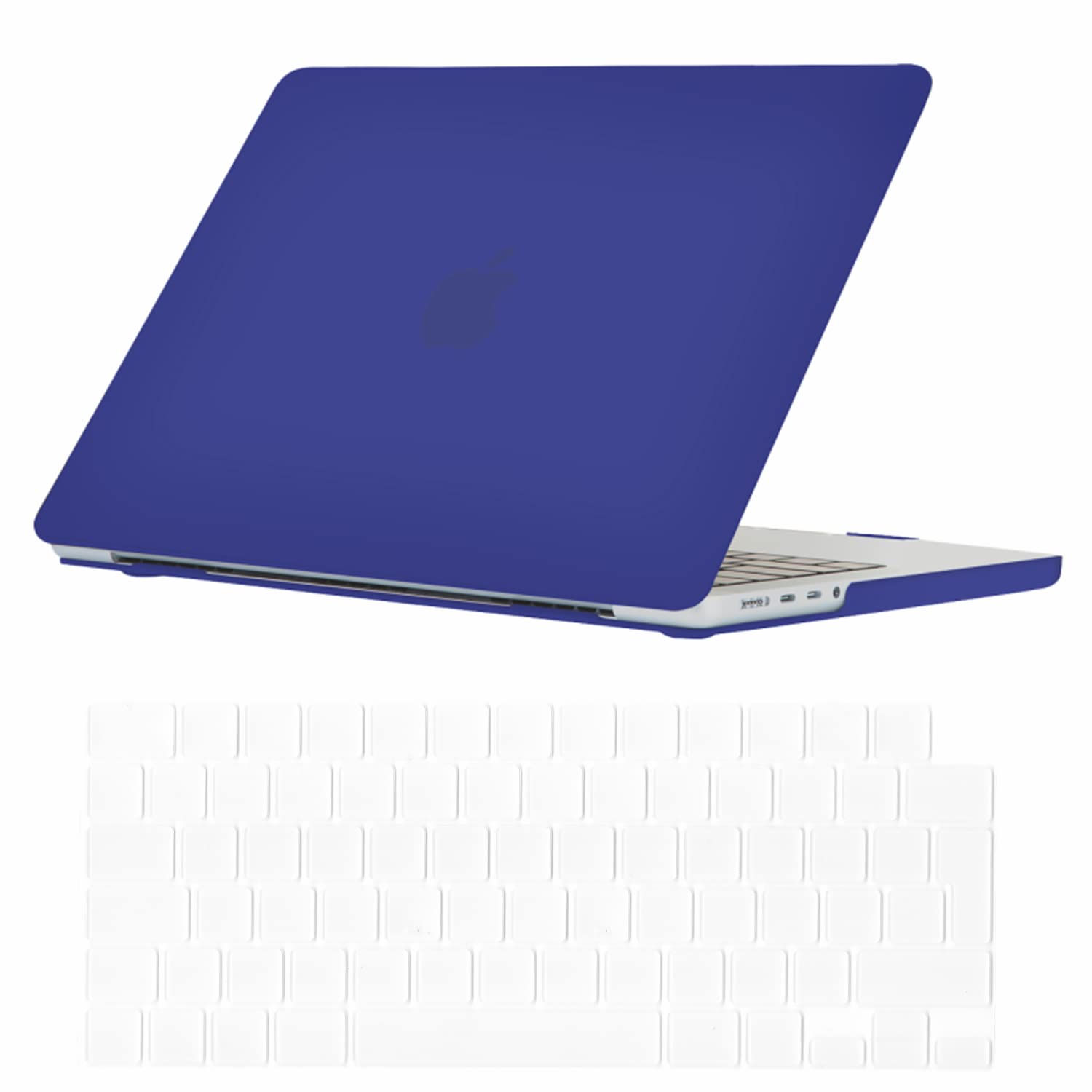 Se7enline Compatible with 2024 2023 2022 2021 MacBook Pro 16 inch Case Hard Laptop Cover for Mac Pro 16-inch Model A2991 A3403 A2780 A2485 M4 M3 M2 M1 & Keyboard Protective Cover(EU Layout),Navy Blue