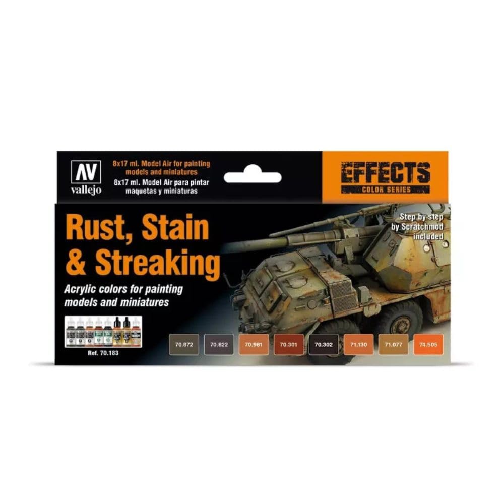 Mua Vallejo - Model Color Effects Rust, Stains & Streaking Set ...