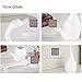 Langxian Swan Bathroom Toilet Bowl Brush and Holders Set, Toilet Brush with Long Handle Full-Closed and Ceramic Base,Bathroom Cleaning Brush Accessories …