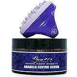Landi's Pure Arabica Coffee Scrub 250g + Body Exfoliator Brush | Anti Cellulite, Stretch Marks | Best Cellulite Remover Kit, for Thighs, Legs, Stomach and Buttocks