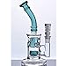 Glass-100 Newest 8 Inch Tall 14 mm Joint Glass Filter Cup Pipes (Green)