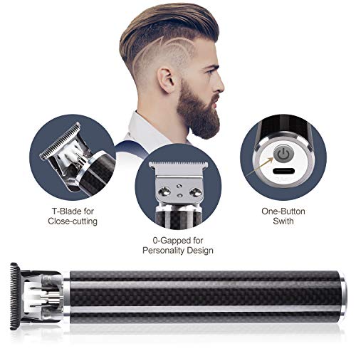 Pro Li Outliner Grooming Kit T Outliner Cordless Close Cutting T-Blade Trimmer for Men Electric USB Rechargeable Hair Clipper Beard Trimmer for Home Barber