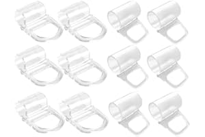 12Pcs Curtain Handle Accessories, Roller Blind Pull-Down Clips Transparent for Home Blind Accessories