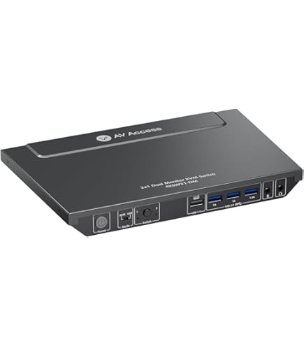 Amazon.com: ATEN 2 Port 4K DisplayPort KVM Switch 2 Monitors