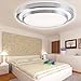 GLW 12W 10 inch 6000K Ceiling Light Cool White Round Flush Mount Lighting Ceilinglight for Kitchen Bedroom Dining Room 1000LM 100W Halogen Bulb Equivalent