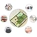 Packing Cubes, Teoyall 6pcs Travel Organizers Pouch Storage Bags (Green)