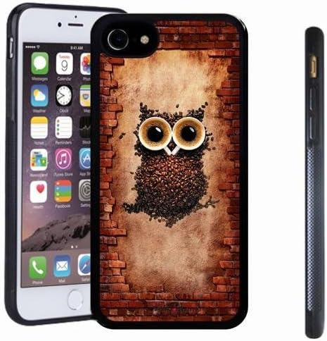 iphone 7 case, SoloShow(R) Slim Shockproof TPU Soft Case Rubber Silicone for Apple iphone 7 [Coffee]
