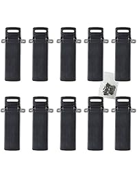 KENMAX - Clip para cinturón de radio de dos vías con tornillos para Baofeng UV-5R UV-5RA UV-5RB UV-5RC 5RD 5RE