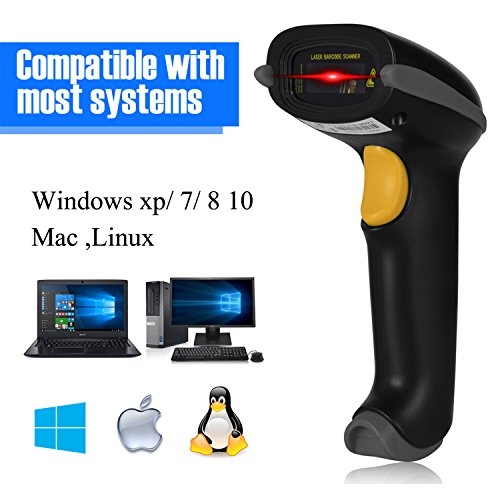 WoneNice Wireless Handheld USB Automatic Laser Barcode Scanner Reader
