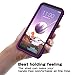 SKYLMW Case for LG Stylo 4 Case,LG Q Stylus Case,LG Stylus 4 Case,LG Stylo 4 Phone Case,Heavy Duty Three Layer Hybrid Sturdy Shockproof Armor High Impact Protective Cover for LG Stylo 4,Purple/Black