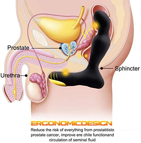 Perfect Tool Wireless Remote Control Multi Modes Prostatě Massaging for Men & USB Charging Anall for Beginners & Amal Beads for Sèx, Black
