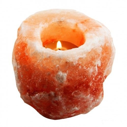 HemingWeigh Himalayan Natural Crystal Salt Rock Tea Light Candle Holder - 2 Pack Home & Kitchen, Home Décor, Candles & Holders, Candleholders, Tea Light Holders