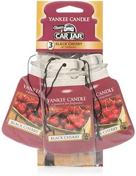 Amazon Fr Yankee Candle Parfum Pour Voiture Car Jar Cerise Griotte Lot De 3