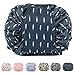 Portable Lazy Drawstring Makeup Bag Travel Cosmetic Pouch Toiletry Organizer Waterproof Large for Women and Girls