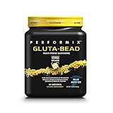 Performix GLUTA-Bead Pure L- Glutamine Powder, Muscle Growth and Recovery, Blue Razz Ice, 45 Servings