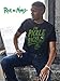Ripple Junction Rick and Morty Men's Short Sleeve T-Shirt Pickle Rick Large Black
