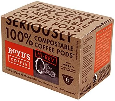 Boyd's Hi-Rev Coffee - Medium Roast - Single Cup (12 Count)