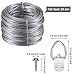 Jovitec Picture Hanging Kit 20 Pieces D-Ring Picture Hangers with Screws, Picture Hanging Wire, Supports up to 30 lbs (100 Feet)