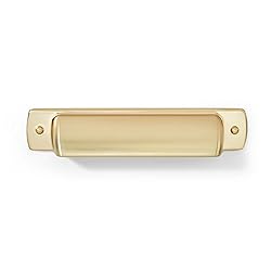 khtumeware 10 Pack 3" Drawer Pulls Brushed Brass