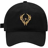 FANNOO Unisex Baseball Caps - Phoenix-Fire Phoenix Embroidered Hats for Men Women Cotton Adjustable Embroidery Cap Dad Hat