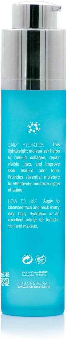 Onsen Secret Anti Aging Face Moisturizer Cream All Natural Skin Lotion Organic Daily Hydration - Image 3
